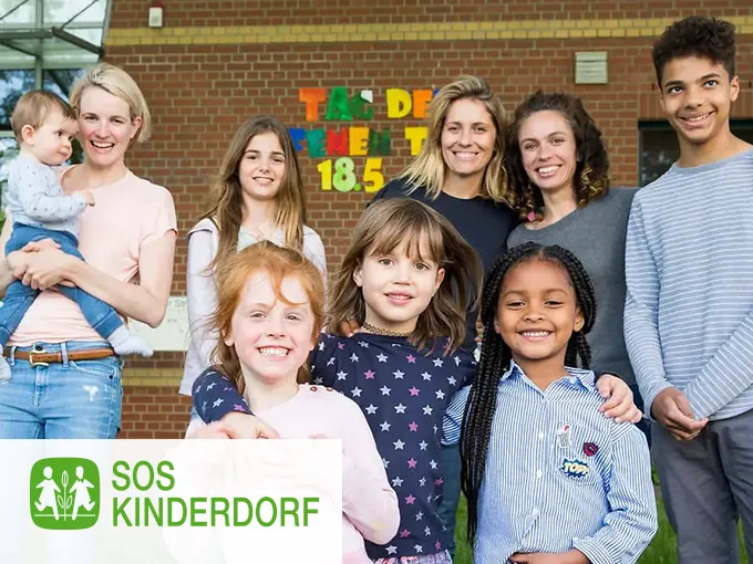 Kinder aus dem SOS-Kinderdorf