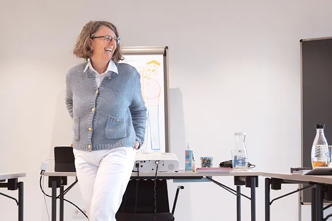 Doris Endreß im Seminarraum